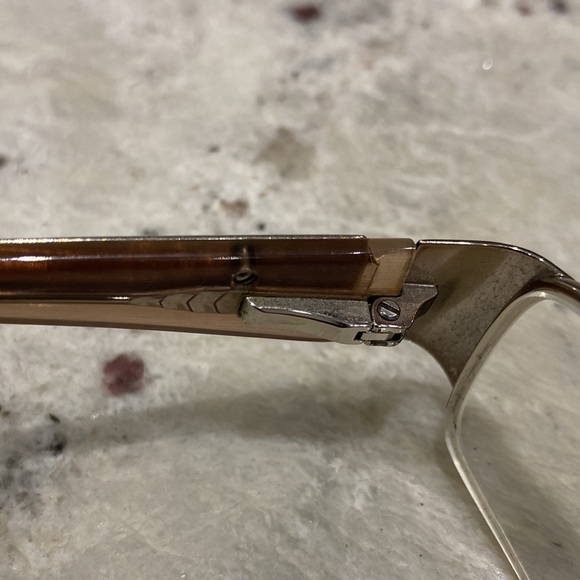 VERSACE vintage metallic rimmed eyeglasses - Picture 8 of 11